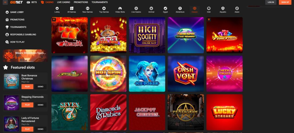 GGBet Casino - uma visão geral abrangente dos recursos, jogos e bônus